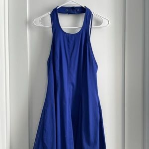 Jessica Simpson Halter Top Blue Dress